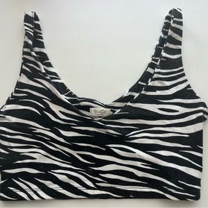 Zebra tank top
